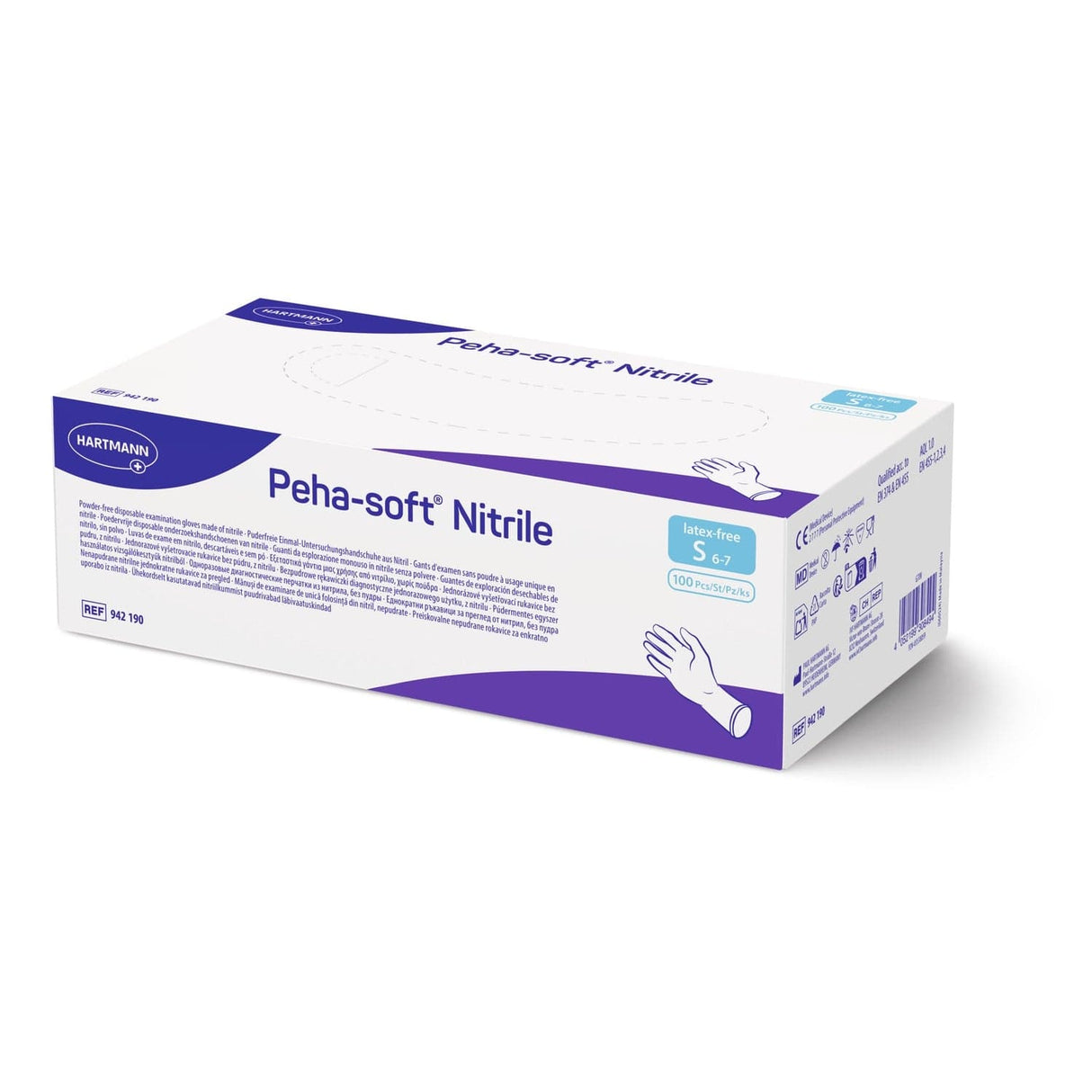Peha-soft nitril puderfrei Einmalhandschuhe Small