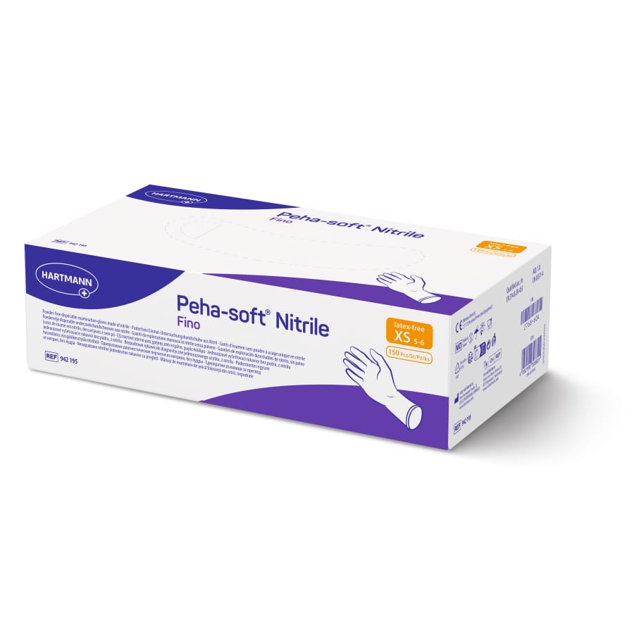 Peha-soft® nitrile fino powderfree Untersuchungshandschuhe XS