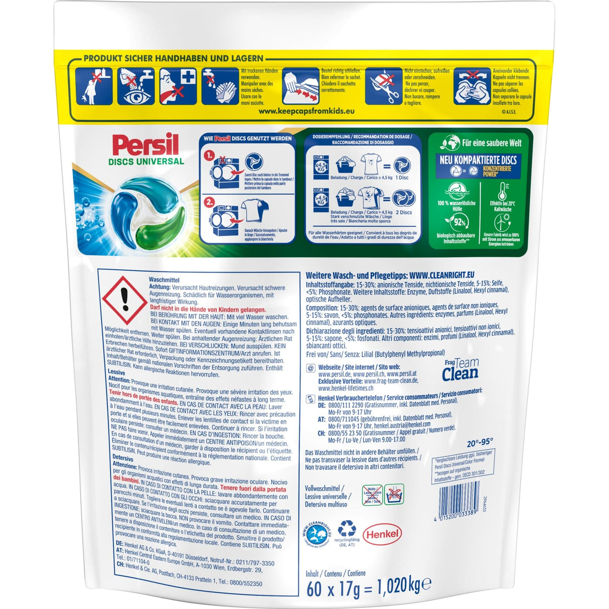 Persil 4in1 Discs Universalwaschmittel