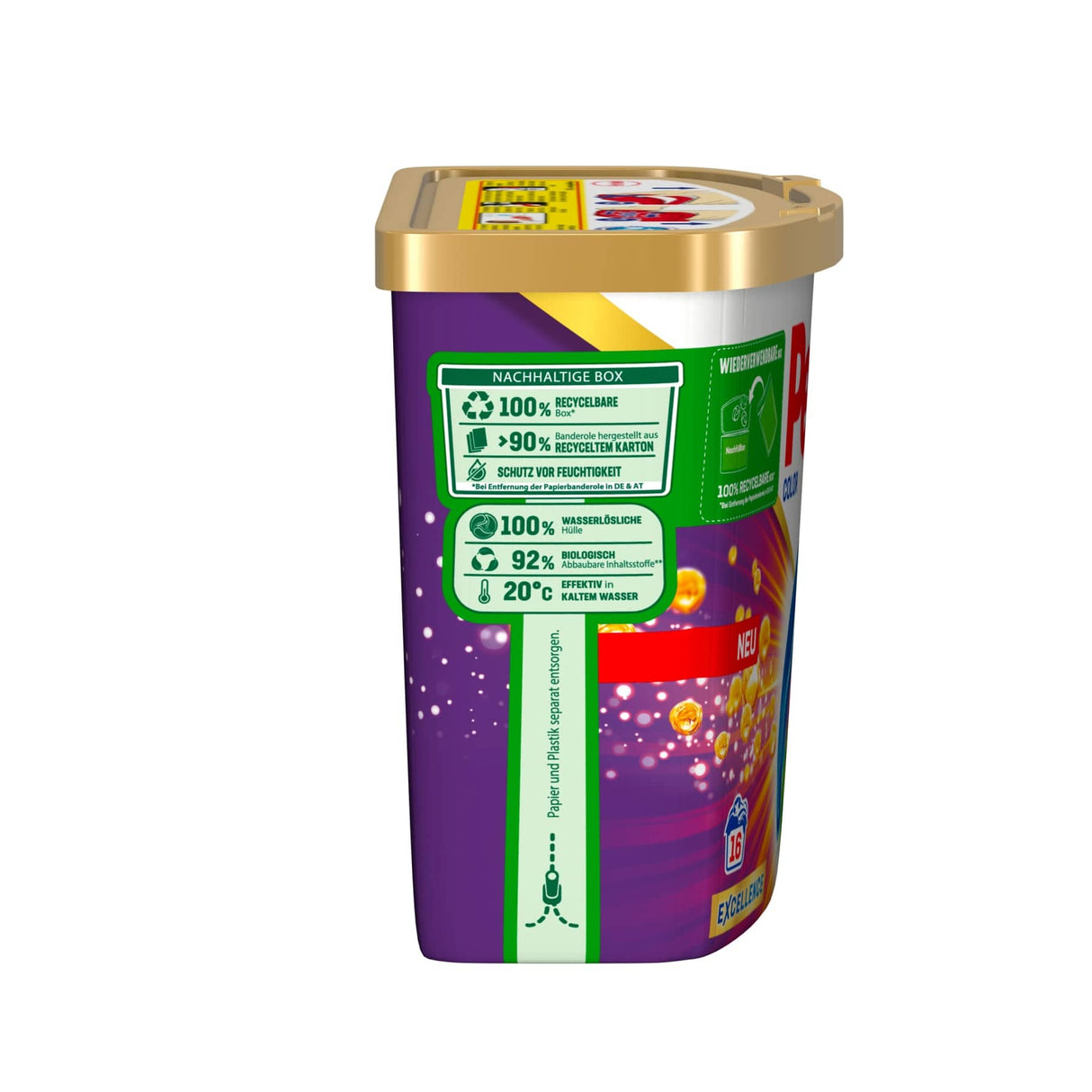 Persil Color 4in1 Discs Waschtabs Colorwaschmittel, 16 WL