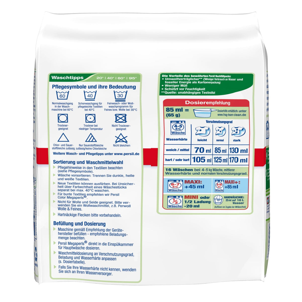 Persil Universal Megaperls® Tiefenrein Vollwaschmittel, 16 WL