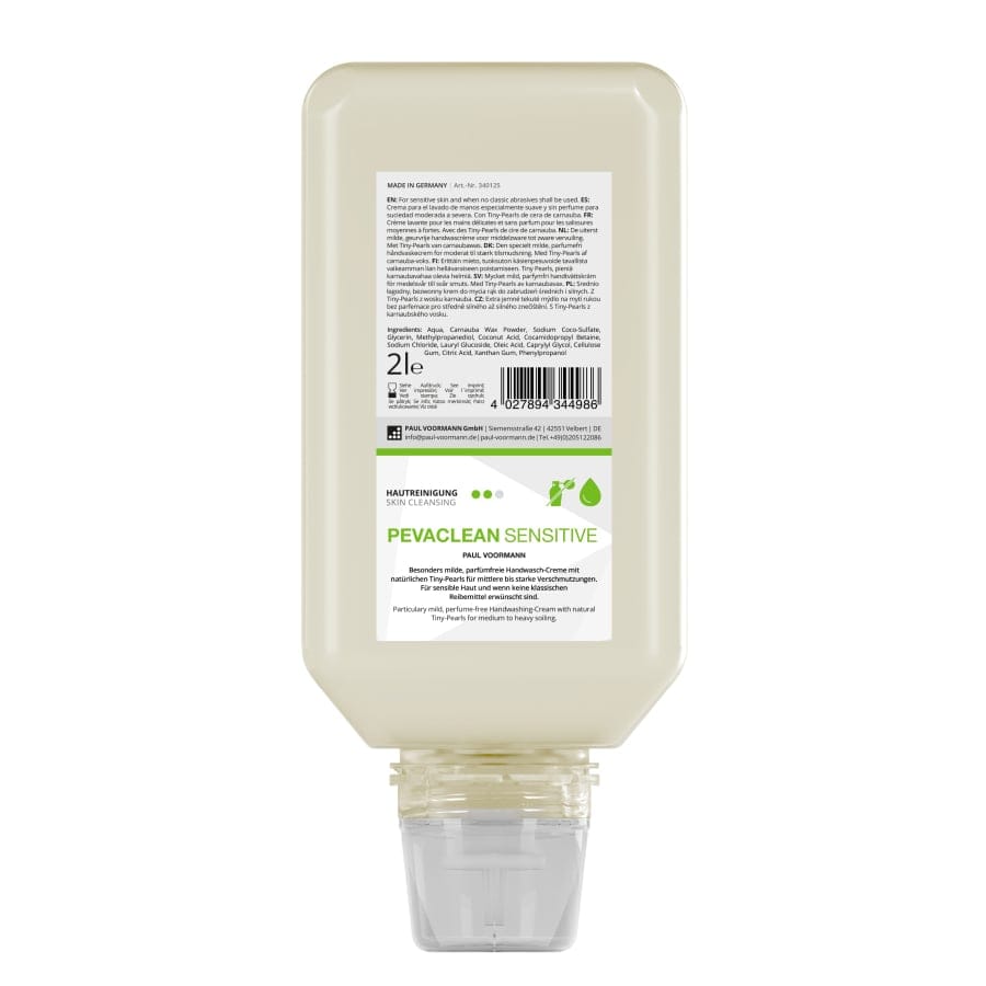 PEVACLEAN SENSITIVE Handwasch-Creme, parfümfrei 2 Liter