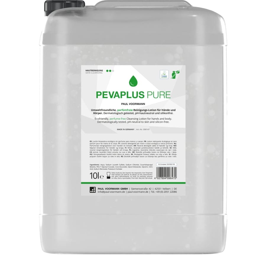 PEVAPLUS PURE Flüssigseife bei leichten Verschmutzungen 10 Liter