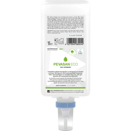 PEVASAN ECO Flüssigseife 1 Liter (Care&Clean Flasche)