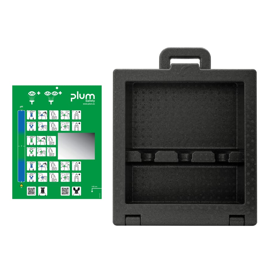 Plum Augendusche iBox mobile Notfallstation, ohne Befüllung für 3 Flaschen