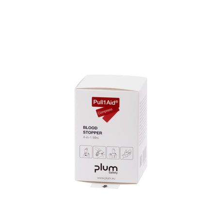 Plum Pull1Aid Blood Stopper 4-in-1 Mini Wundverband, steril