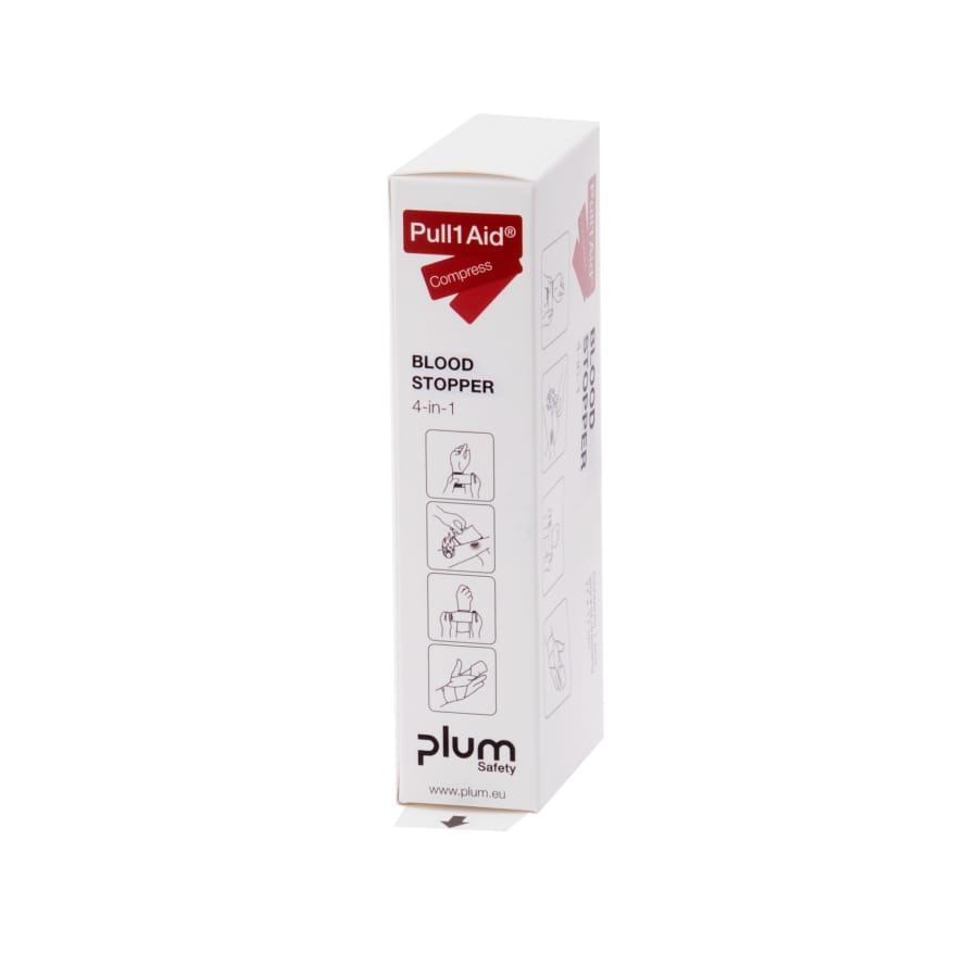 Plum Pull1Aid Blood Stopper 4-in-1 Wundverband, steril