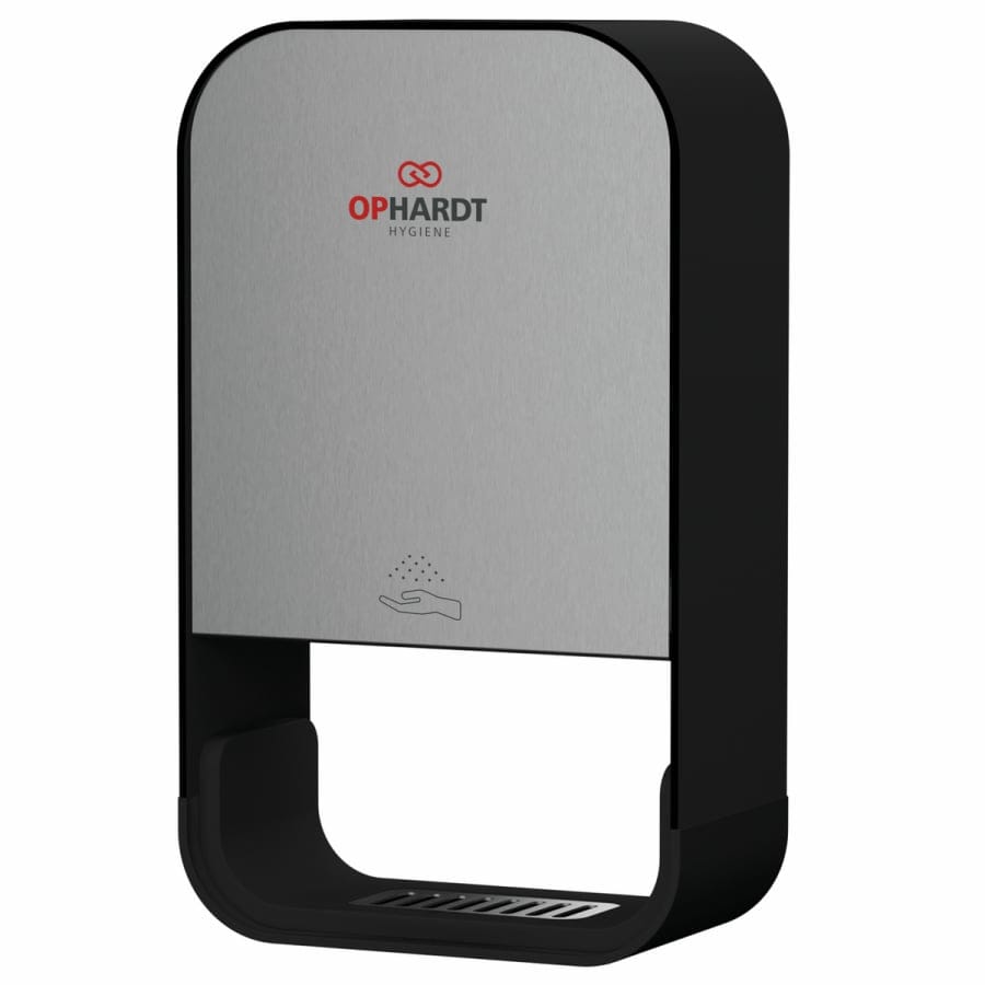 PRAESIDIO® Mini Desinfektionsmittelspender X10 Edelstahl geschliffen (Steel Touch)