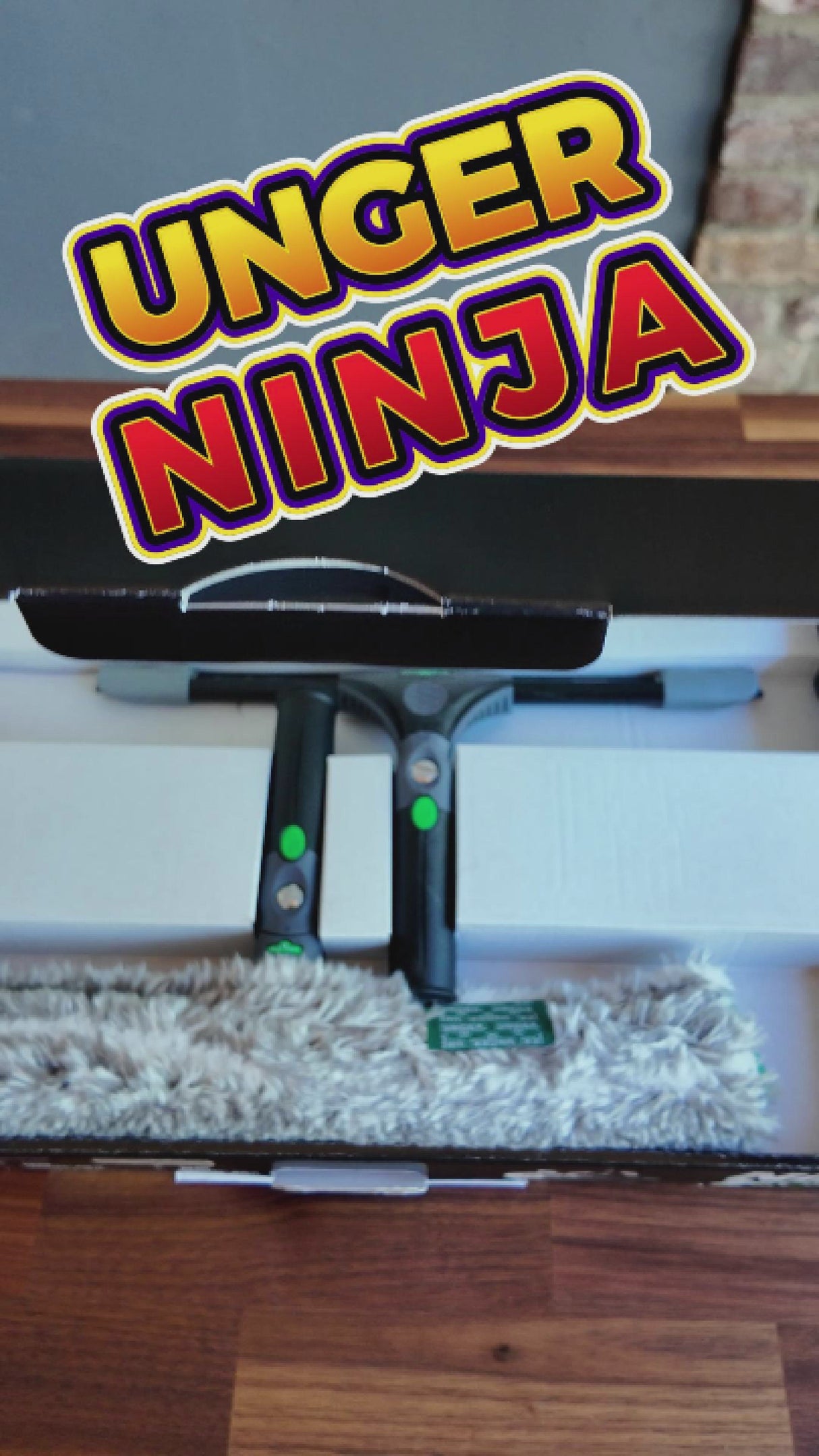 UNGER ErgoTec NinJa Starter Set for glass cleaning 2in1