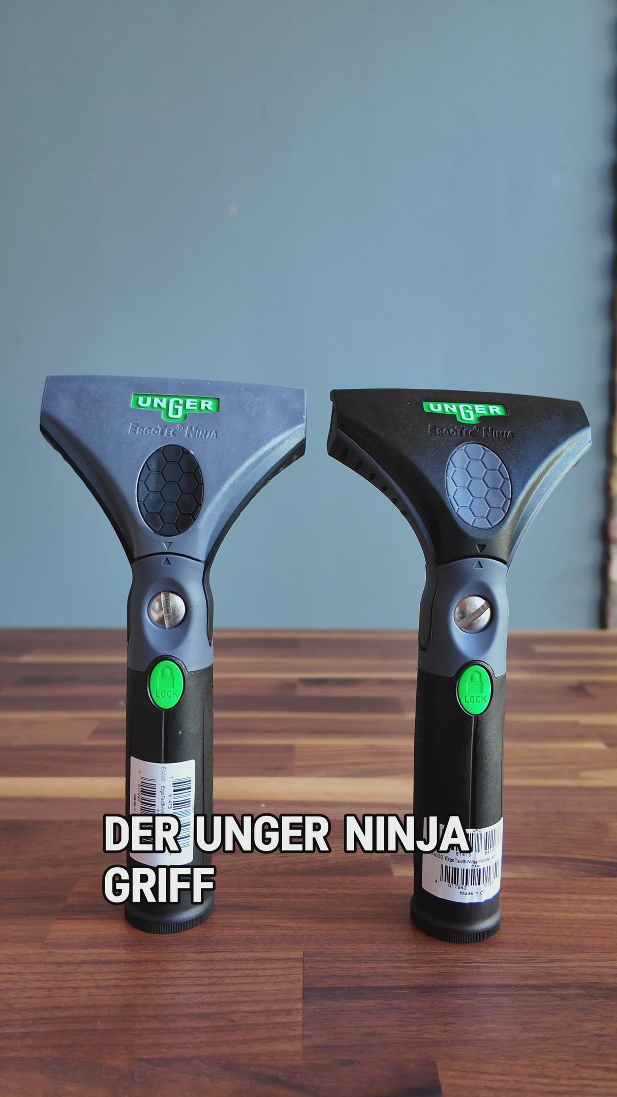 UNGER ErgoTec NinJa Fensterwischer-Griff