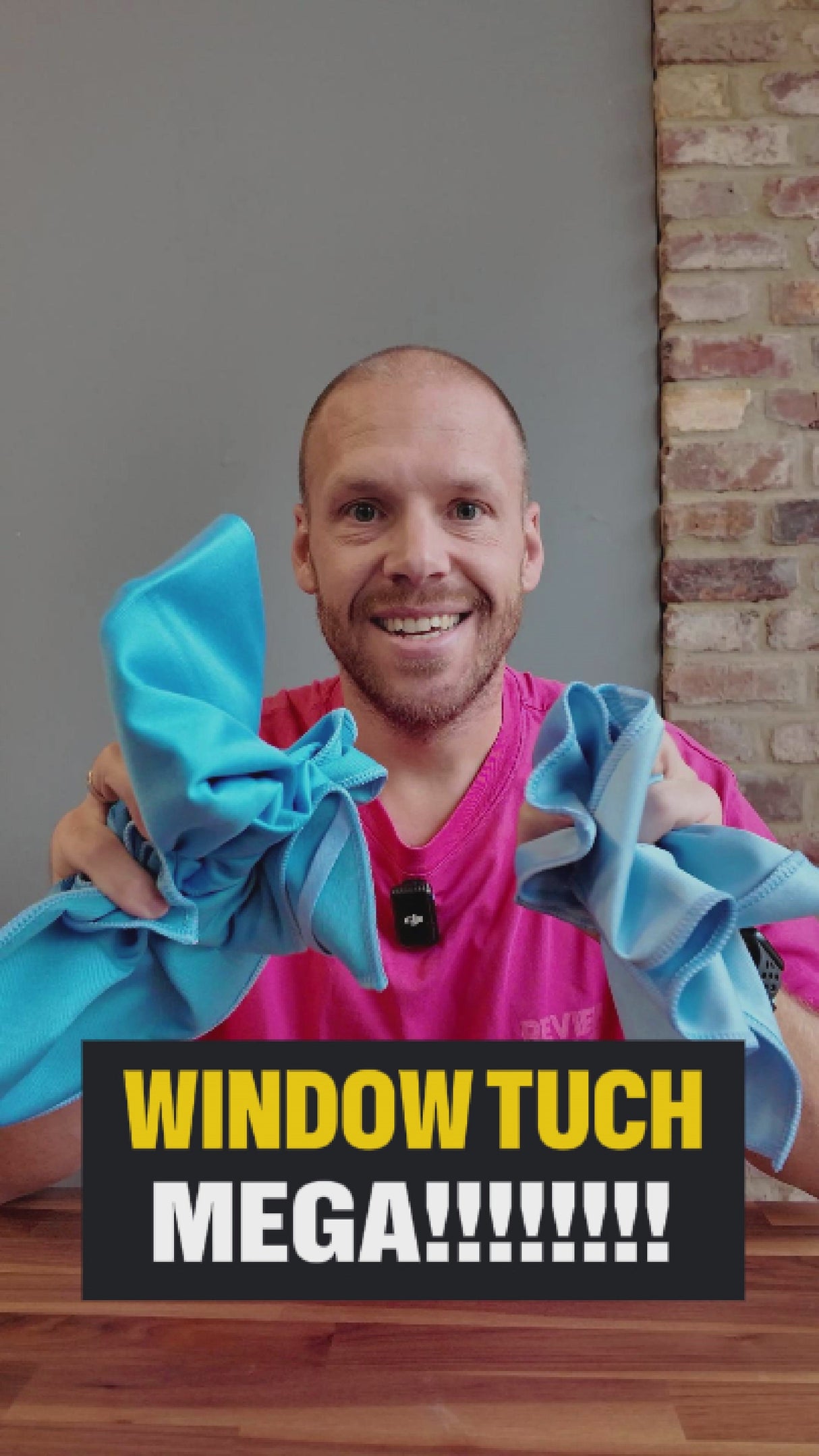 M8 Fenster-Mikrofasertuch Window – Glänzende Ergebnisse ohne Streifen!