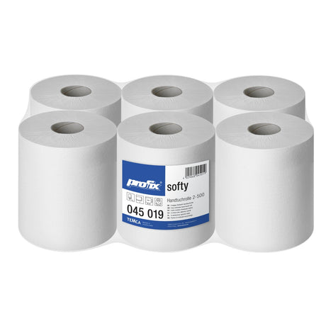 profix® softy Putztuchrolle, 36 x 22 cm, 2-lagig, hochweiß 500 Abrisse