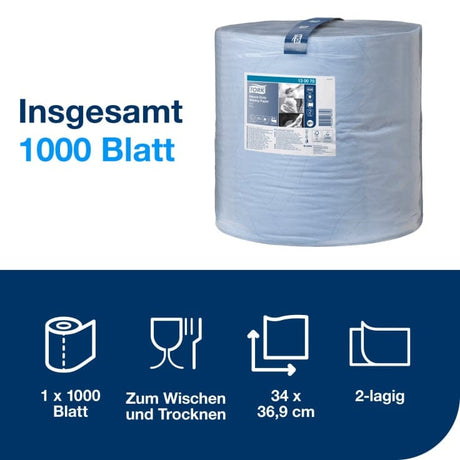 Tork Advanced Wischtuch 430 Großrolle blau Reinigung