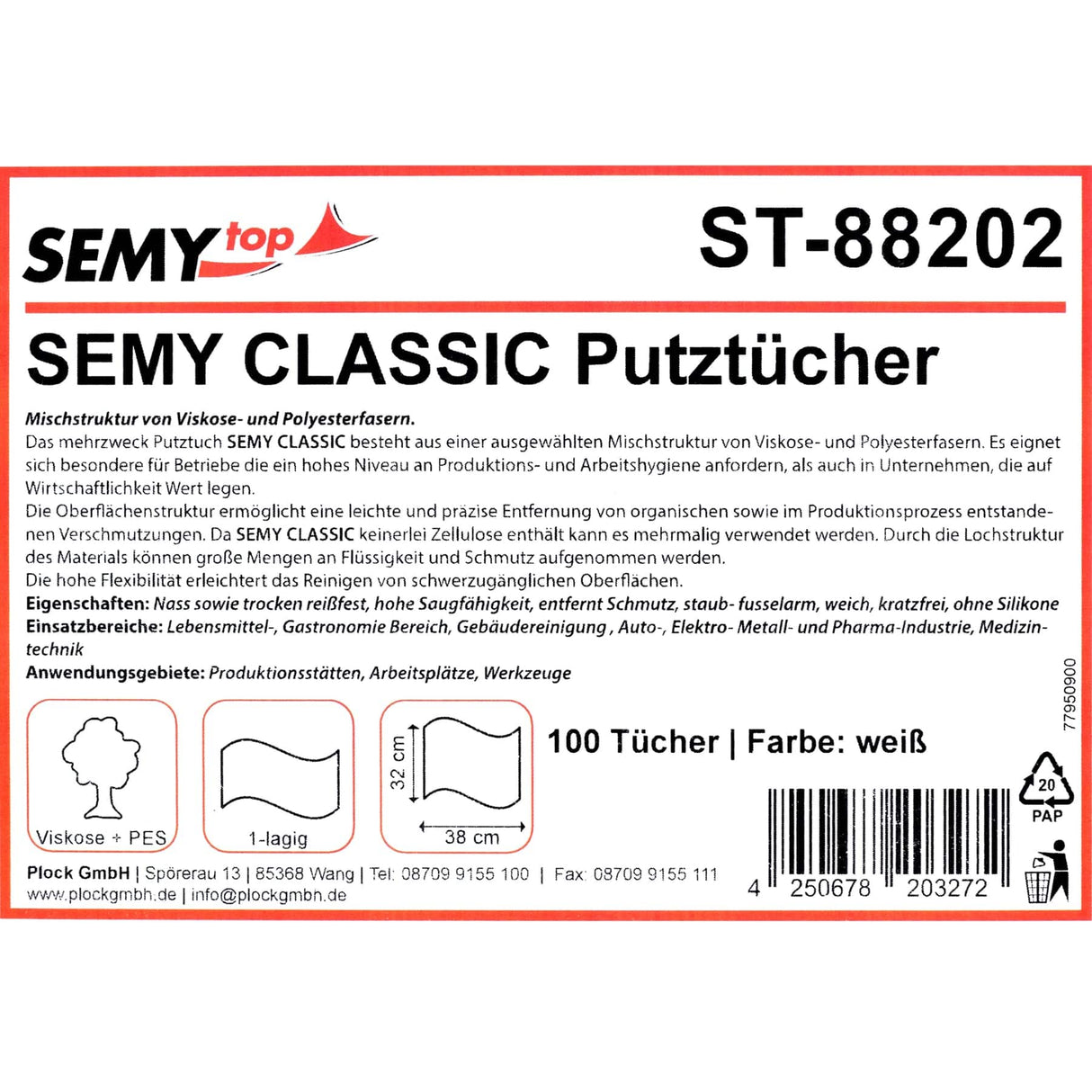 Putztücher "Classic" in Spenderbox