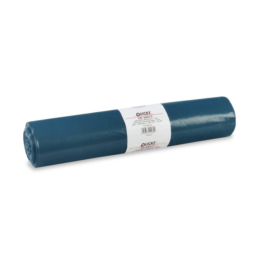 Quicky Müllsäcke, Typ 80, 240 Liter, blau