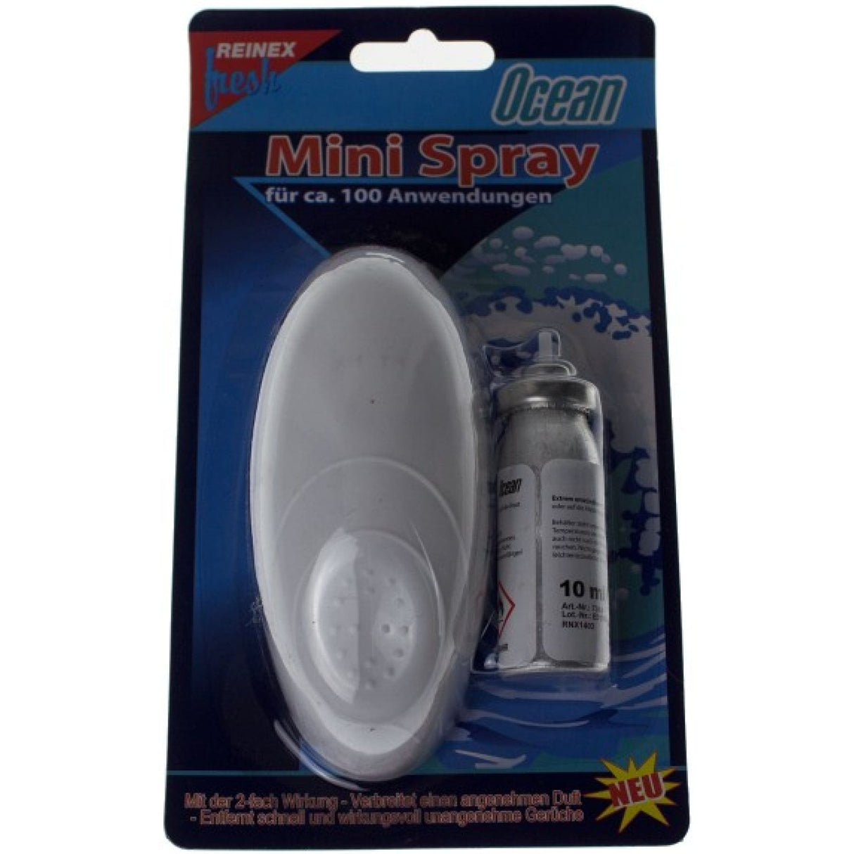 Reinex fresh Mini-Spray mit Duftspender Ocean