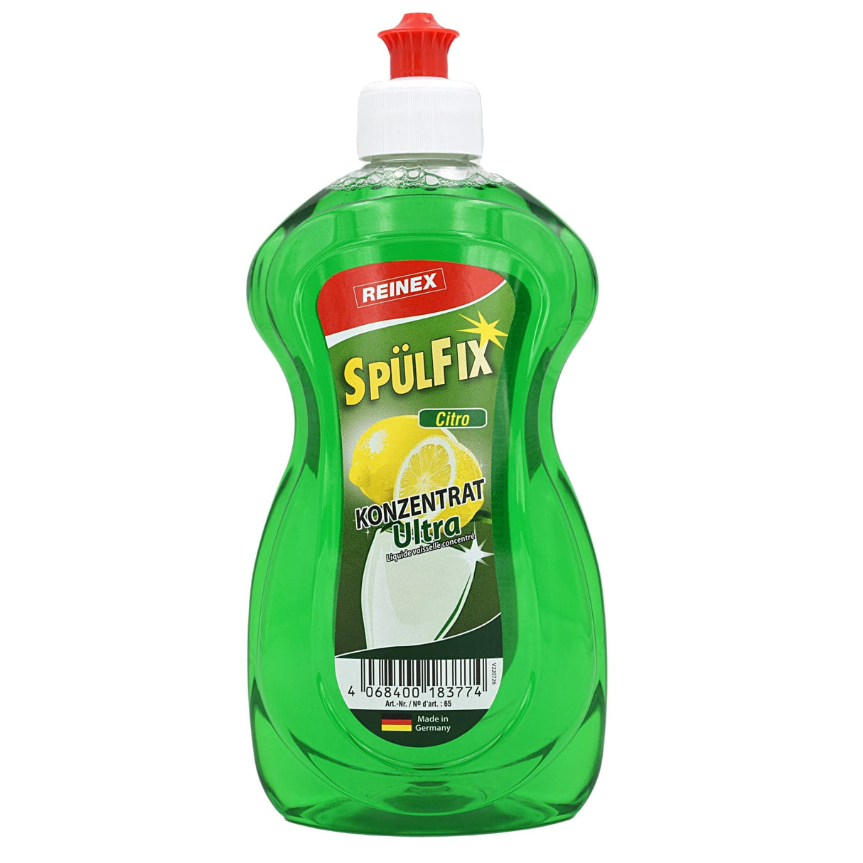 Reinex Spülfix Konzentrat Ultra Spülmittel 500 ml, Flasche Citro