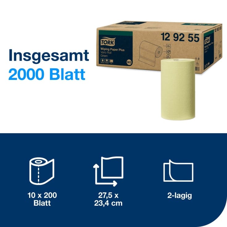 Tork Advanced Wischtuch 420 2-lagig Reinigungstuch