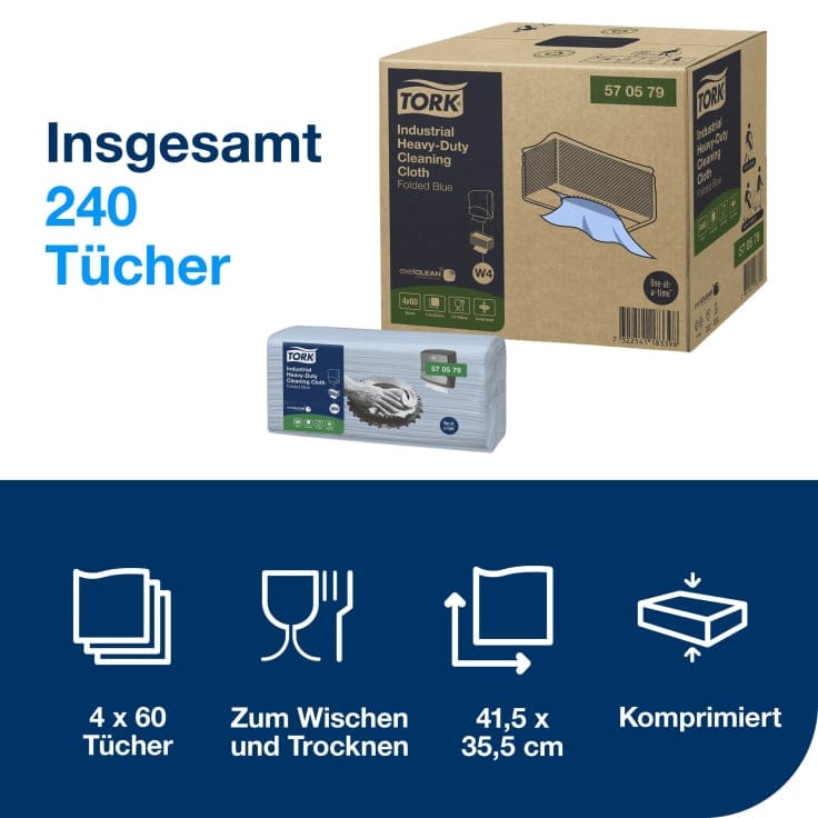 Tork Extra Starke Reinigungstücher Industrie W4