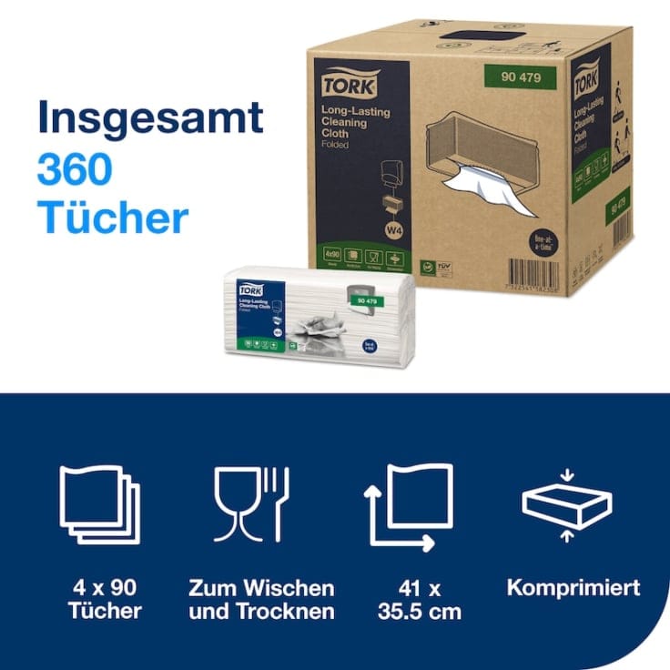 Tork Reinigungstücher W4 langlebig Oberflächenreinigung
