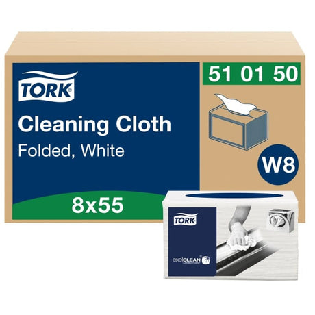 Tork Reinigungstücher W8 kompatibel einlagig Absorption