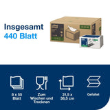 Tork Reinigungstücher W8 kompatibel einlagig Absorption