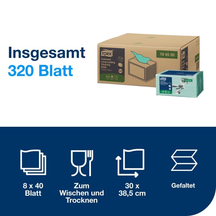 Tork Reinigungstuecher W8 1-lagig hochsaugfaehig
