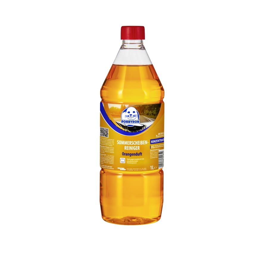 ROBBYROB Scheibenreiniger, Konzentrat, biologisch abbaubar Orange