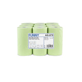Rollenhandtuchpapier, 2-lagig, hellgrün, perforiert