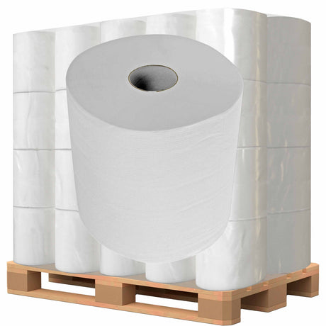 Rollenhandtuchpapier, 2-lagig, hochweiß 6 Rollen = 240 Rollen