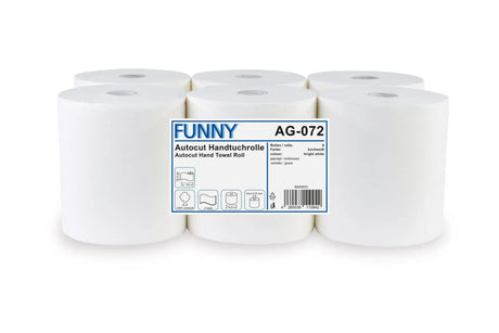 Rollenhandtuchpapier, Tissue 2-lagig, hochweiß