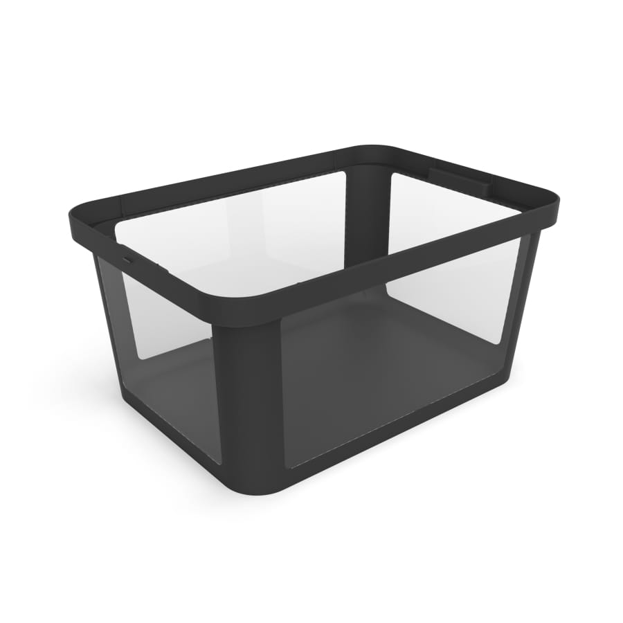 Rotho ALBRIS Box, 45 Liter ohne Deckel, schwarz