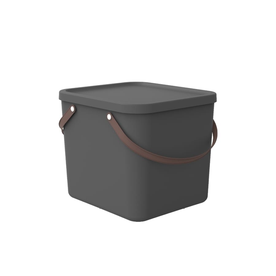 Rotho ALBULA Aufbewahrungsbox 40 Liter, anthrazit