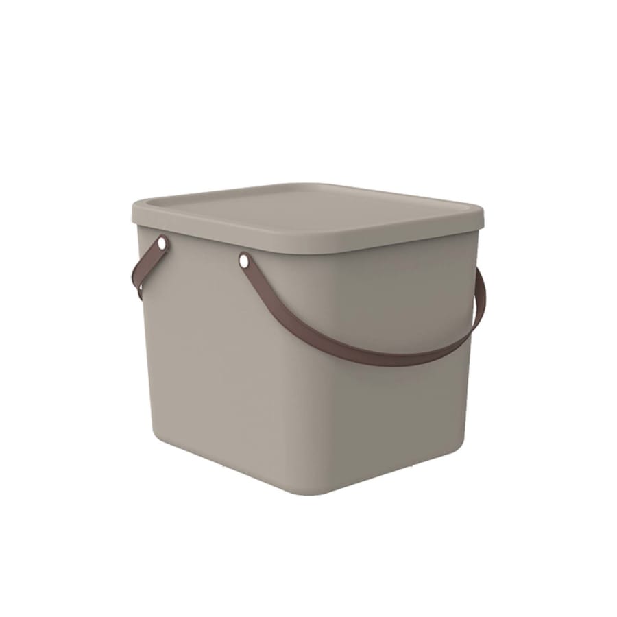 Rotho ALBULA Aufbewahrungsbox 40 Liter, cappuccino