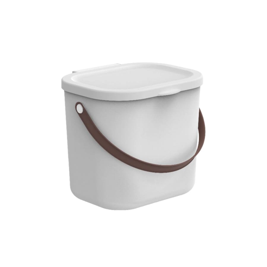 Rotho ALBULA Aufbewahrungsbox 6 Liter, mistletoe white