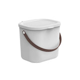 Rotho ALBULA Aufbewahrungsbox 6 Liter, mistletoe white