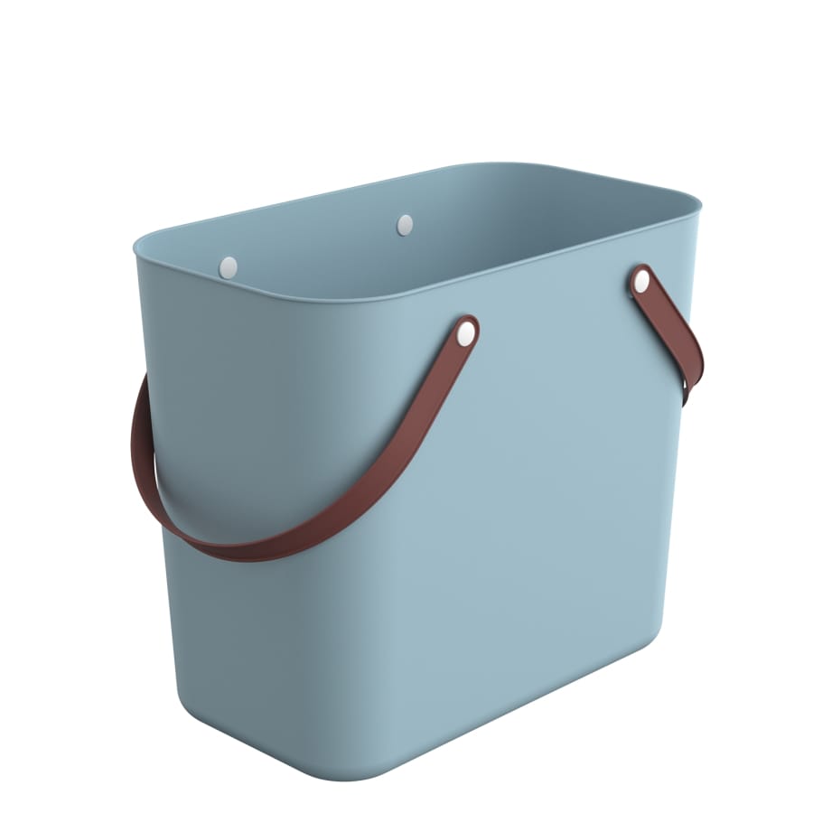 Rotho ALBULA Einkaufskorb, 25 Liter Classic, skilla türkis