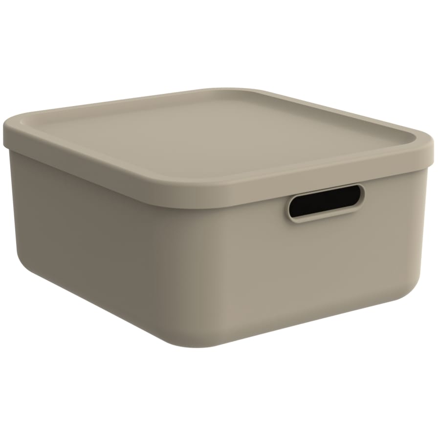 Rotho ALBULA LIGHT Box 20 Liter, cappuccino