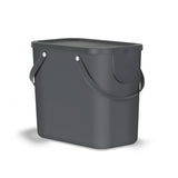 Rotho ALBULA Mülleimer Trennsystem, 25 Liter anthrazit