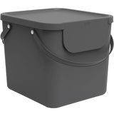 Rotho ALBULA Recycling Müllsystem 40 Liter, anthrazit