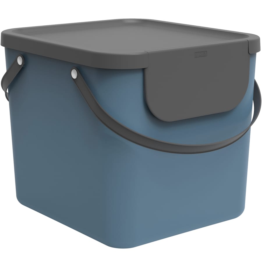 Rotho ALBULA Recycling Müllsystem 40 Liter, horizon blue