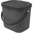 Rotho ALBULA Recycling Müllsystem 6 Liter, anthrazit