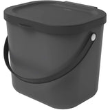 Rotho ALBULA Recycling Müllsystem 6 Liter, anthrazit