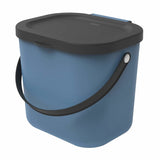 Rotho ALBULA Recycling Müllsystem 6 Liter, horizon blue