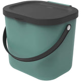Rotho ALBULA Recycling Müllsystem 6 Liter, mistletoe green