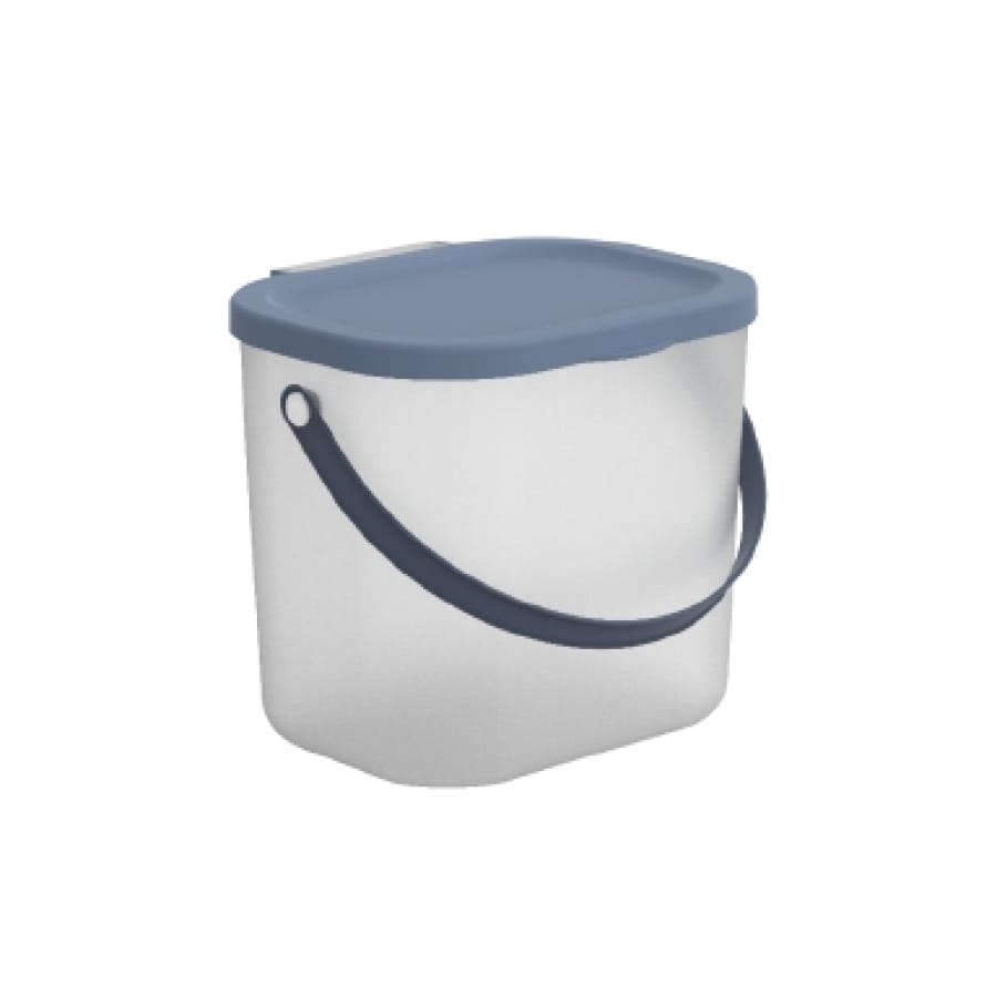 Rotho ALBULA Waschmittelbehälter, 6 Liter horizon blue