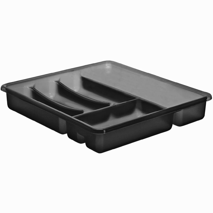 Rotho Besteckkasten BASIC, 6 Fächer, anthrazit