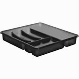 Rotho Besteckkasten BASIC, 6 Fächer, anthrazit