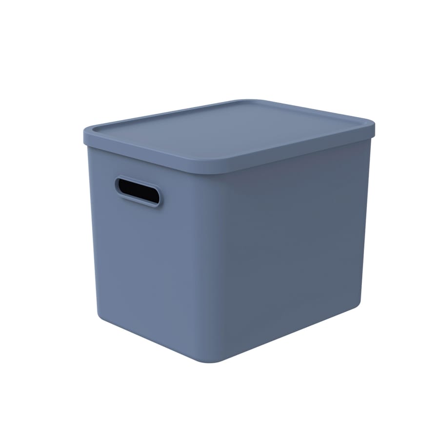 Rotho C4 ALBULA Aufbewahrungsbox, 27 Liter horizon blue