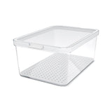 Rotho CAUMA Kühlschrankorganizer, weiß hoch, 113 mm
